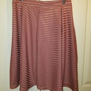 😊Women's XL mauve color Aline skirt, NWOT